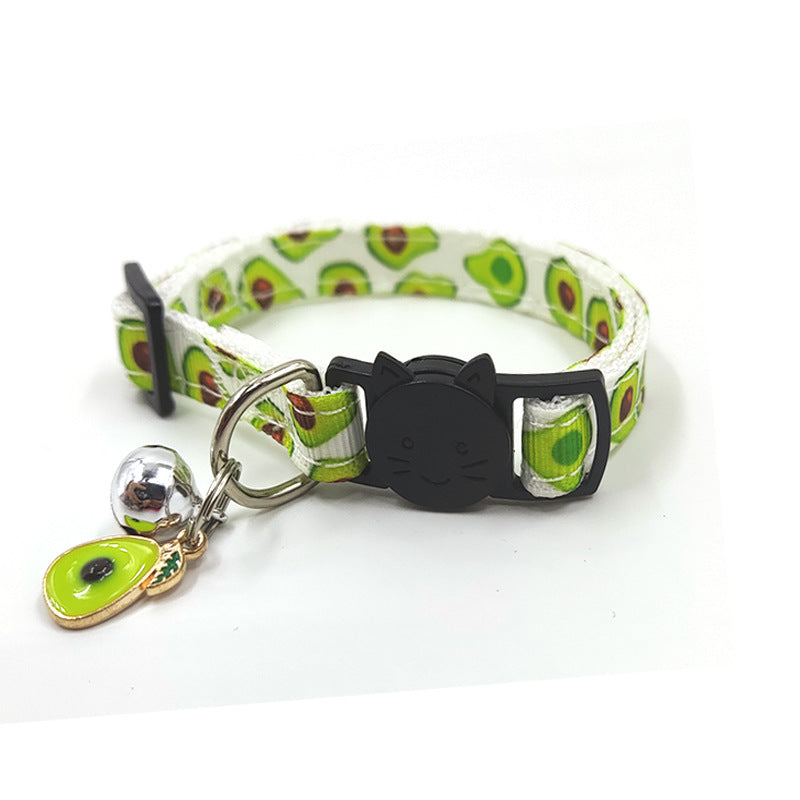 Printed cat Collars with Stylish Bells