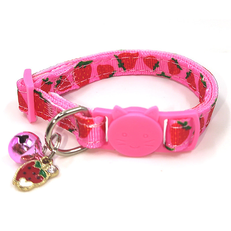 Printed cat Collars with Stylish Bells