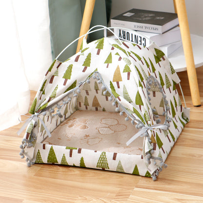 Pet Tent House Bed