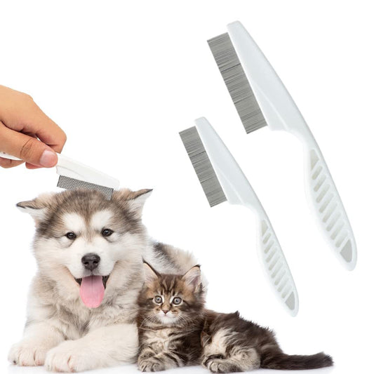 Pet comb stain removal grooming brush for small dogs puppies and cats