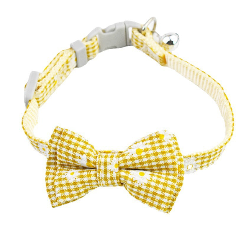 Cat Collar with Bow & Bell