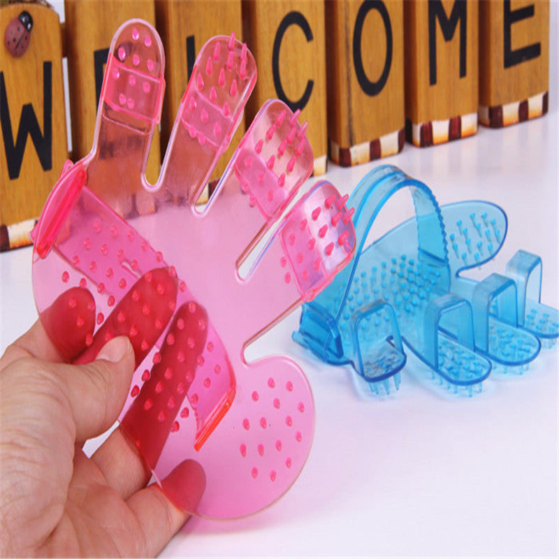 5 Finger Dog Shower Brush