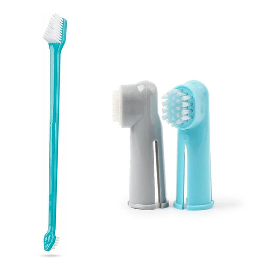 Double Ended Dog & Cat Toothbrush Kit