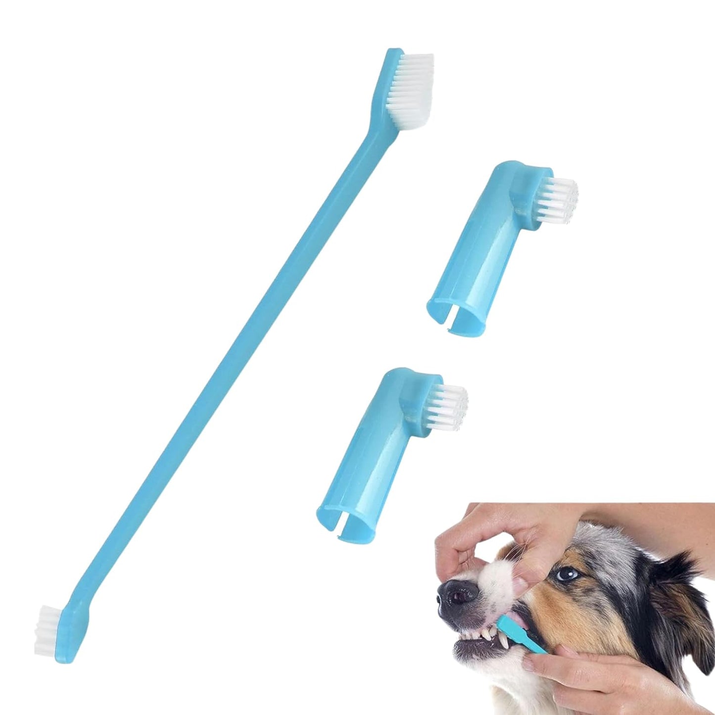 Double Ended Dog & Cat Toothbrush Kit