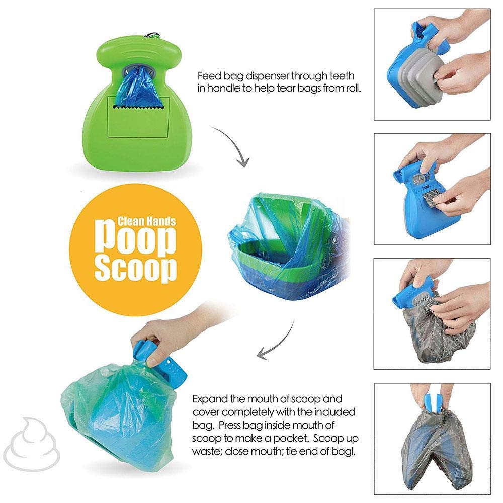 Foldable Dog Poop Scooper Travel Pet Waste Cleaner