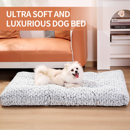Thick Cotton Dog Bed Soft Fluffy Washable