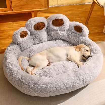 Warm & Spacious Dog Bed Fleece Kennel