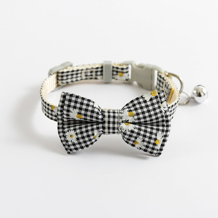 Cat Collar with Bow & Bell