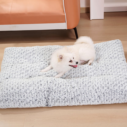 Thick Cotton Dog Bed Soft Fluffy Washable
